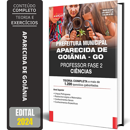 Apostila Aparecida De Goiânia 2024 - Professor Ciências