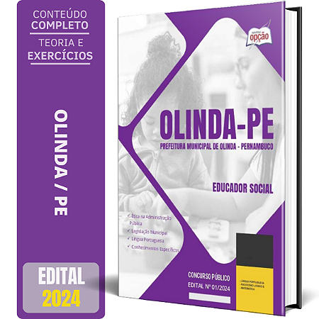 Apostila Prefeitura de Olinda PE 2024 - Educador Social