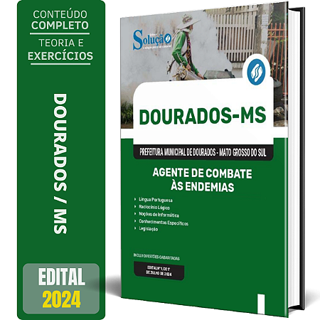 Apostila Prefeitura de Dourados MS 2024 - Agente de Combate às Endemias