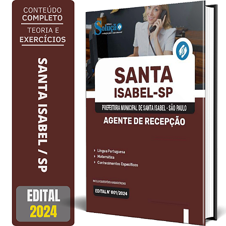 Apostila Prefeitura de Santa Isabel SP 2024 - Agente de Recepção