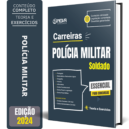 Apostila Carreiras da Polícia Militar Soldado 2024