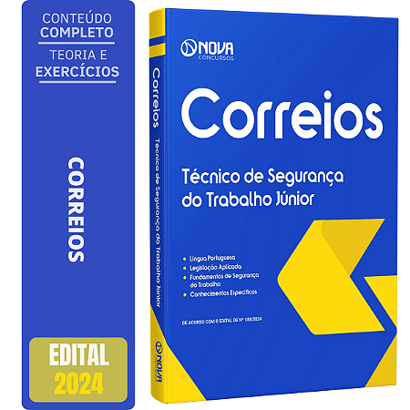 Apostila CORREIOS 2024 - Técnico de Segurança do Trabalho Júnior