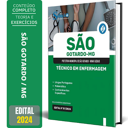 Apostila Prefeitura de São Gotardo MG 2024 - Técnico em Enfermagem