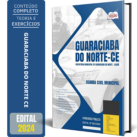Apostila Prefeitura de Guaraciaba do Norte CE 2024 - Guarda Civil Municipal