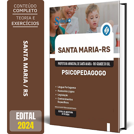 Apostila Prefeitura de Santa Maria RS 2024 - Psicopedagogo