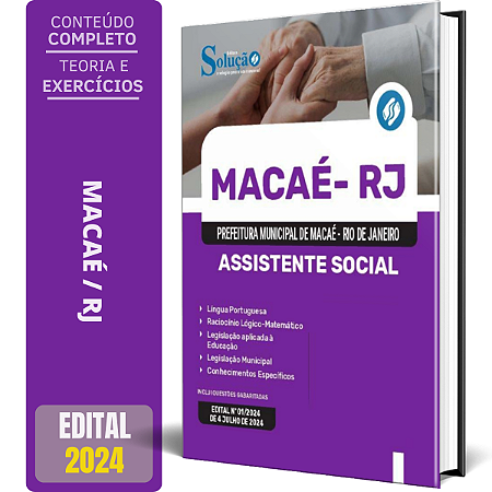 Apostila Prefeitura de Macaé RJ 2024 - Assistente Social
