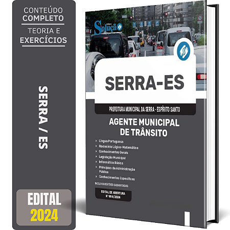 Apostila Prefeitura de Serra ES 2024 - Agente Municipal de Trânsito