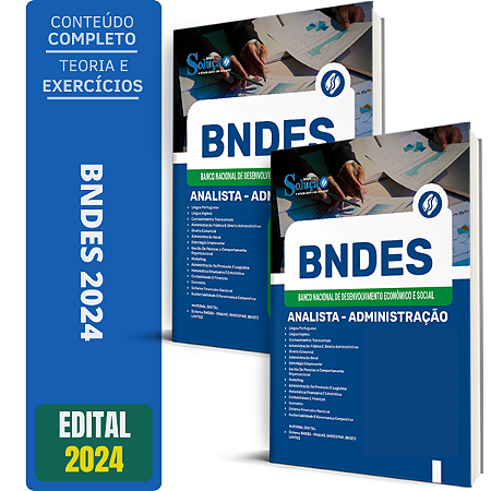 Apostila BNDES 2024 - Analista - Administração - Coleção Completa