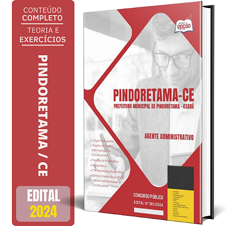 Apostila Prefeitura de Pindoretama CE 2024 - Agente Administrativo