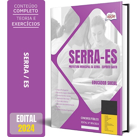 Apostila Prefeitura de Serra ES 2024 - Educador Social