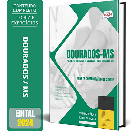 Apostila Prefeitura de Dourados MS 2024 - Agente Comunitário de Saúde