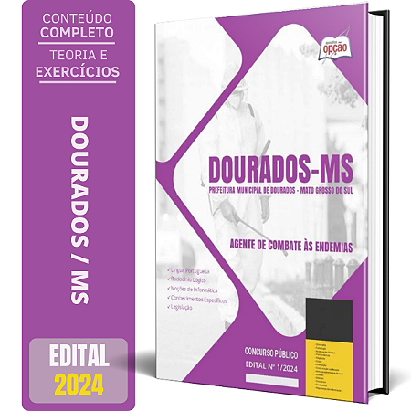 Apostila Prefeitura de Dourados MS 2024 - Agente de Combate às Endemias