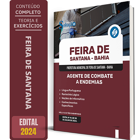 Apostila Prefeitura de Feira de Santana BA 2024 - Agente de Combate a Endemias