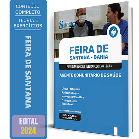Apostila Prefeitura de Feira de Santana BA 2024 - Agente Comunitário de Saúde