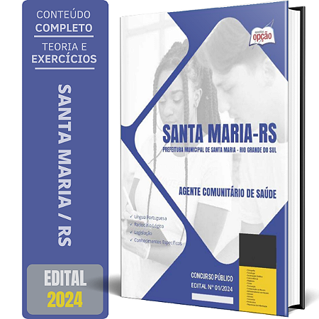 Apostila Prefeitura de Santa Maria RS 2024 - Agente Comunitário de Saúde