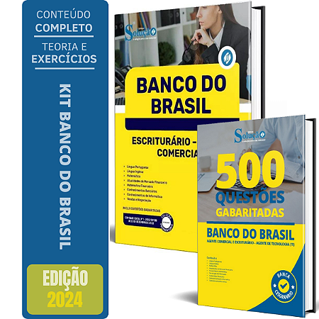Combo Apostila Banco Do Brasil + Livro Questões Gabaritadas