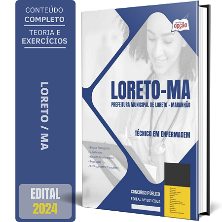 Apostila Prefeitura de Loreto MA 2024 - Técnico em Enfermagem