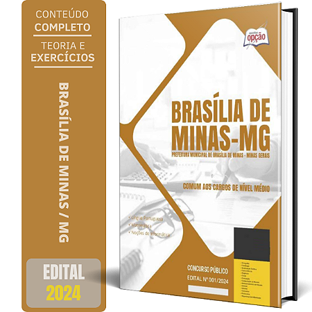 Apostila Prefeitura de Brasília de Minas MG 2024 - Comum aos Cargos de Nível Médio