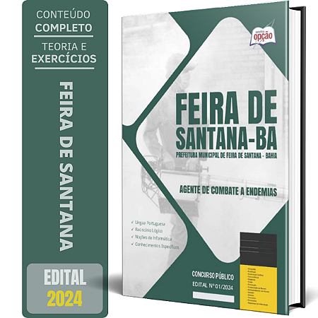 Apostila Prefeitura de Feira de Santana BA 2024 - Agente de Combate a Endemias