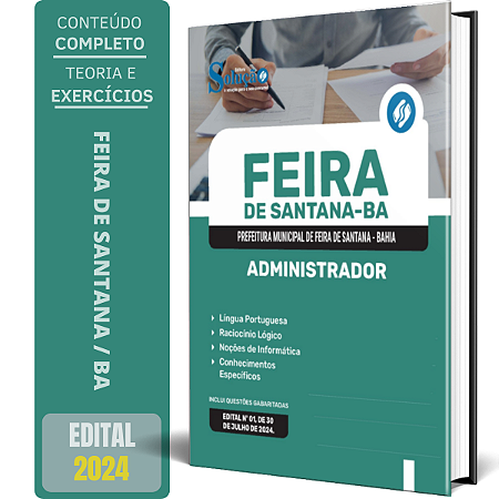 Apostila Prefeitura de Feira de Santana BA 2024 - Administrador