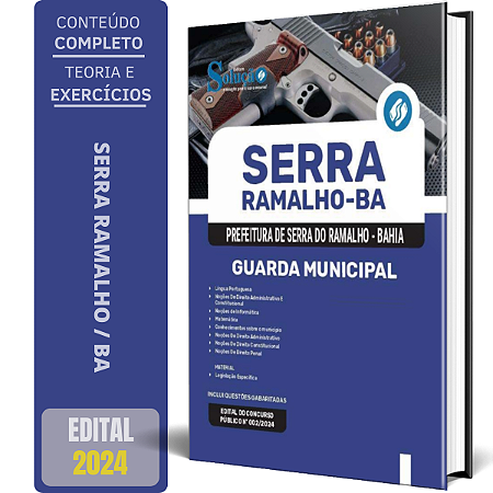Apostila Prefeitura de Serra do Ramalho BA 2024 - Guarda Municipal