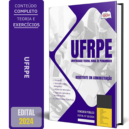 Apostila UFRPE 2024 - Assistente em Administração