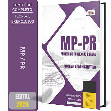 Apostila MP PR 2024 - Auxiliar Administrativo