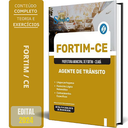 Apostila Prefeitura de Fortim CE 2024 - Agente de Trânsito