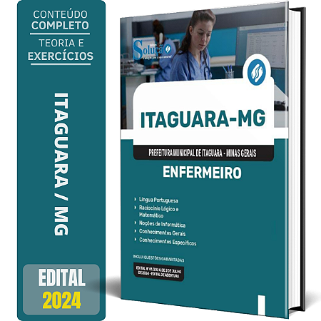 Apostila Prefeitura de Itaguara MG 2024 - Enfermeiro
