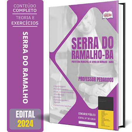 Apostila Prefeitura de Serra do Ramalho BA 2024 - Professor Pedagogo