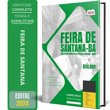 Apostila Prefeitura de Feira de Santana BA 2024 - Biólogo