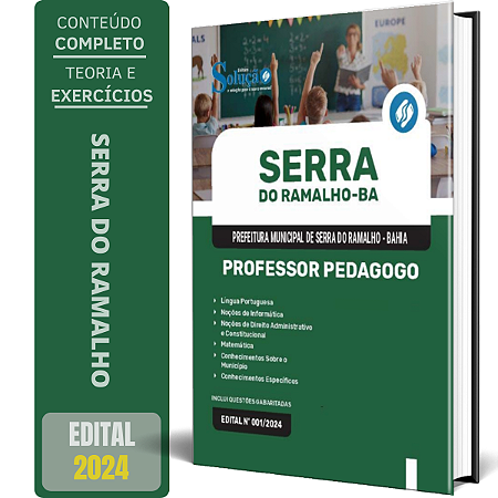 Apostila Prefeitura de Serra do Ramalho BA 2024 - Professor Pedagogo