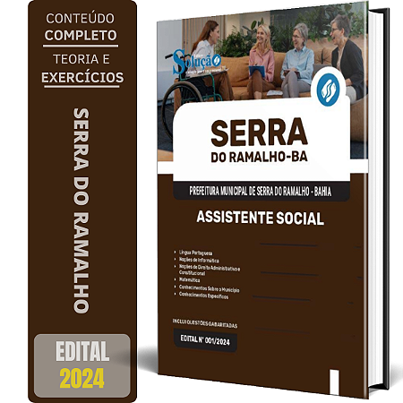 Apostila Prefeitura de Serra do Ramalho BA 2024 - Assistente Social