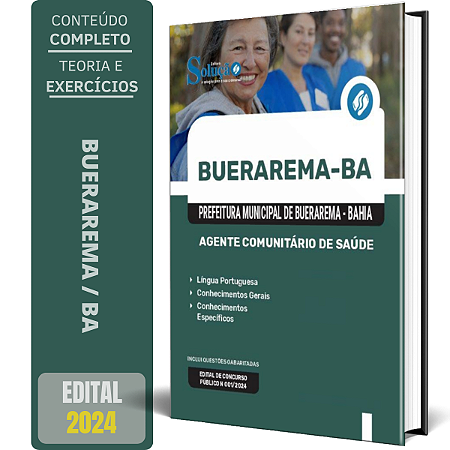 Apostila Prefeitura de Buerarema BA 2024 - Agente Comunitário de Saúde