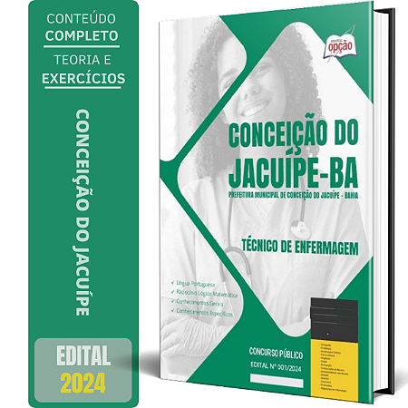 Apostila Prefeitura de Conceição do Jacuípe BA 2024 - Técnico de Enfermagem