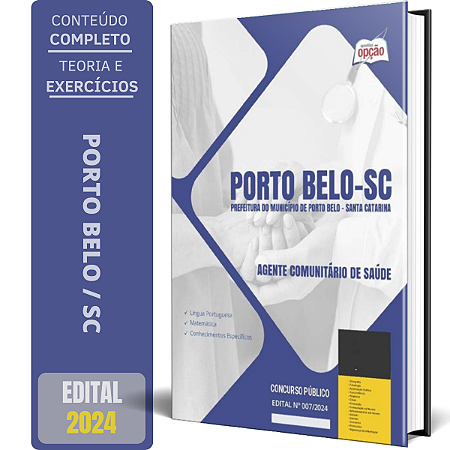 Apostila Prefeitura de Porto Belo SC 2024 - Agente Comunitário de Saúde