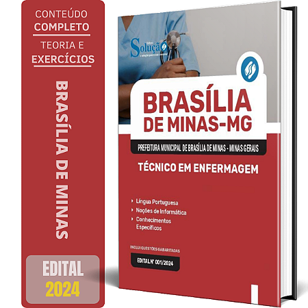 Apostila Prefeitura de Brasília de Minas MG 2024 - Técnico em Enfermagem