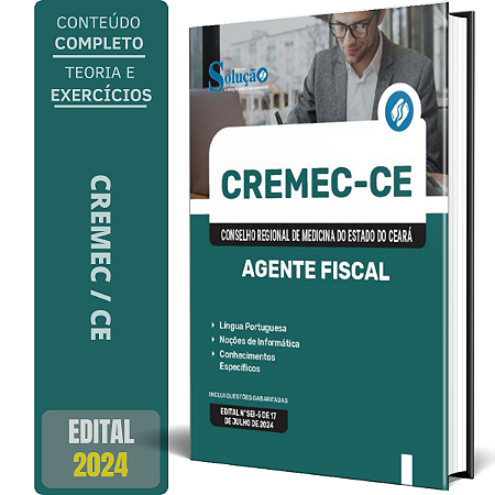 Apostila CREMEC CE 2024 - Agente Fiscal