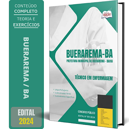 Apostila Prefeitura de Buerarema BA 2024 - Técnico em Enfermagem