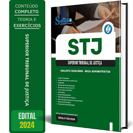 Apostila STJ 2024 - Analista Judiciário - Área: Administrativa (Cargo 1)