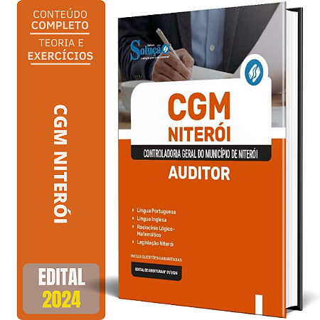 Apostila CGM Niterói RJ 2024 - Auditor - Comum aos Cargos