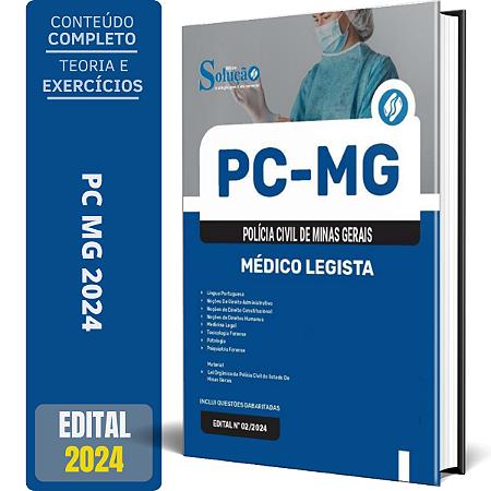 Apostila Concurso PC MG 2024 - Médico Legista