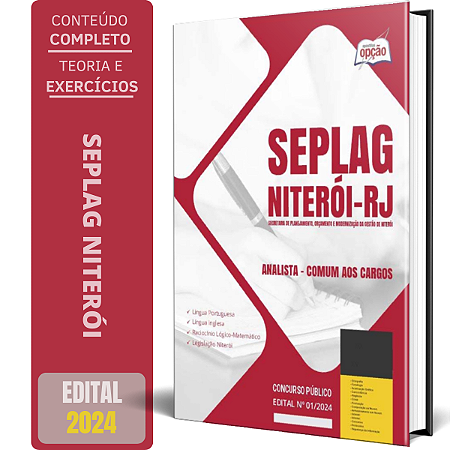 Apostila SEPLAG Niterói RJ 2024 - Analista - Comum aos Cargos