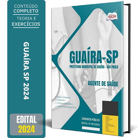 Apostila Prefeitura de Guaíra SP 2024 - Agente de Saúde