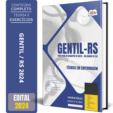 Apostila Prefeitura de Gentil RS 2024 - Técnico em Enfermagem