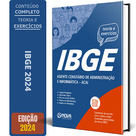 Apostila IBGE 2024 - Agente Censitário de Administração e Informática
