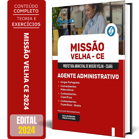 Apostila Prefeitura de Missão Velha CE 2024 - Agente Administrativo