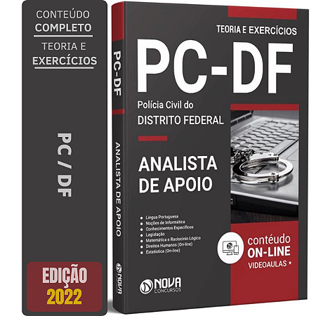Apostila PCDF Administrativo - Analista de Apoio - PC DF