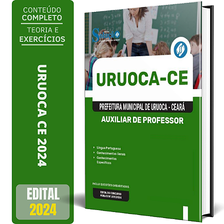 Apostila Prefeitura de Uruoca CE 2024 - Auxiliar de Professor