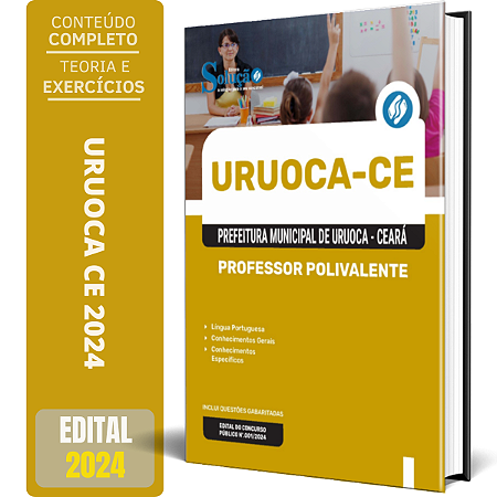 Apostila Prefeitura de Uruoca CE 2024 - Professor Polivalente